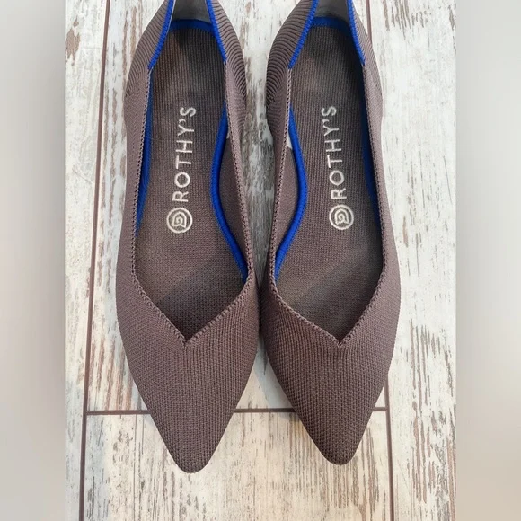 Rothy’s The Point Retired Mink Flats - Size 8.5 - Picture 6 of 14